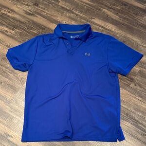 Under Armour Men's Vibrant Blue Polo